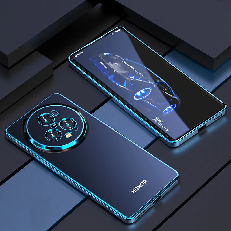 Electroplating All-inclusive Soft Silicone Phone Case with Protective Lens Cover
