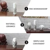 3 Pcs Small Vase Orchid Pot Miniatures Plant Vases Retro Decor House Props Accessory 4