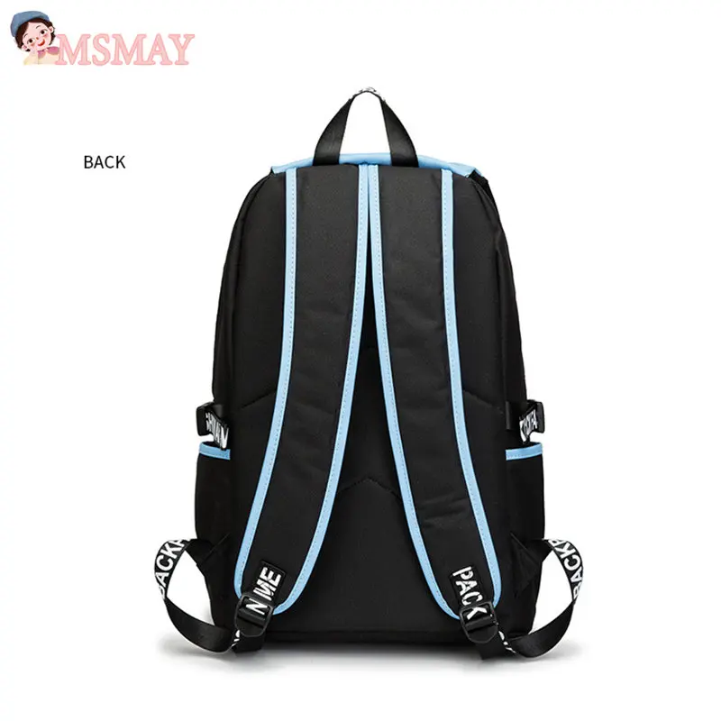 MsMay Game Arknights Texas Amiya Cosplay Bag Backpack Zipper Large-capacity Outdoor Travel Backpack Student School Shoulder Bag
