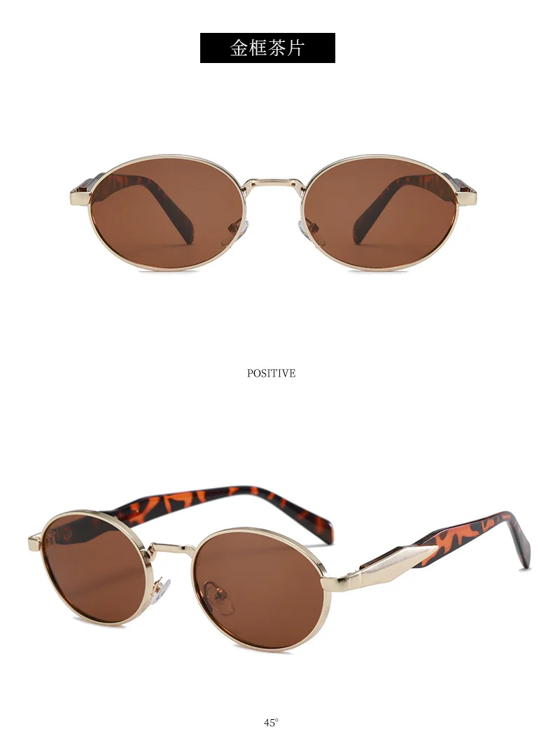 Luxury Brand Sunglasses for Men and Women Unisex Fashion Sun Glasses Oval Unisex Stylish Eyewear Shades Round Sunglasses