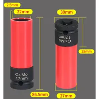 2024 New Socket Wrench 17mm 21mm Socket Car Tires Wheels Bolts Protector Workshop Equipment Hand Tool Wrench Socket 1