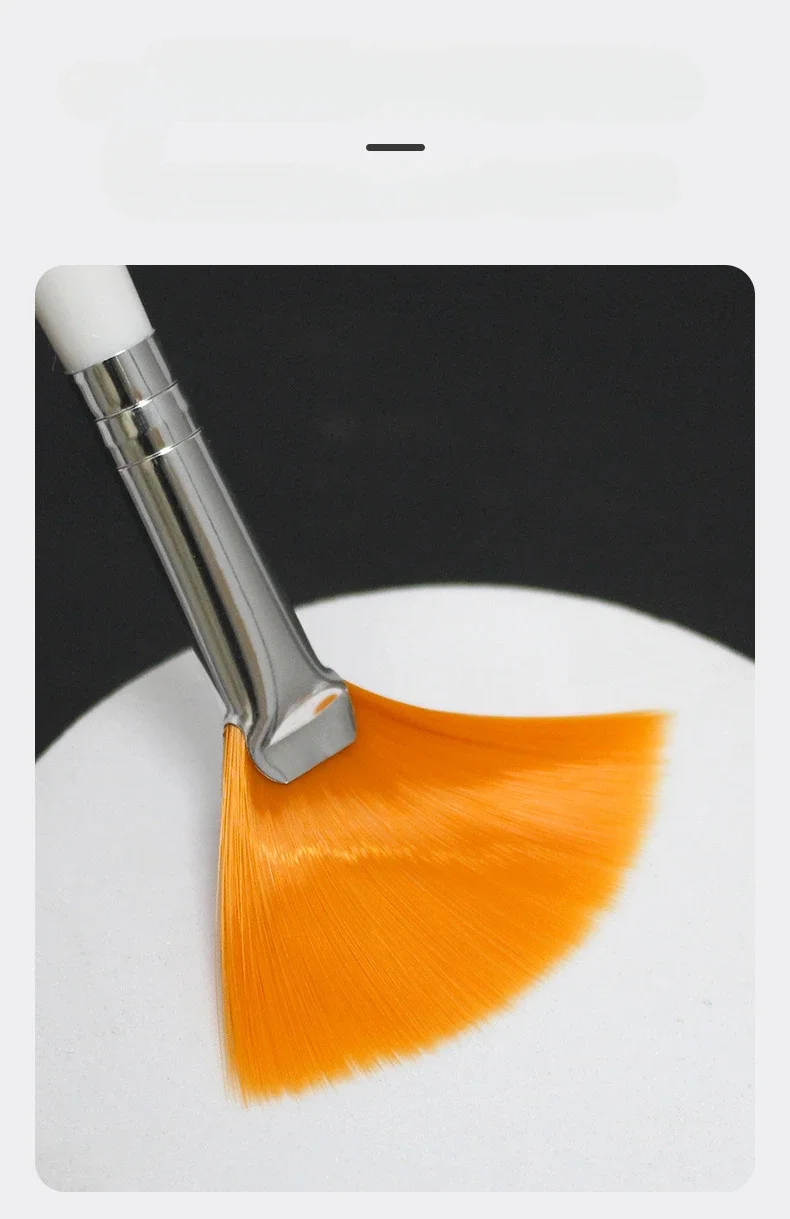 Description Picture 5 of item1/3PCS Practical Facial Brushes Fan Makeup Brushes Soft Portable Mask Brushes Cosmetic Tools for Women Ladies Girls Tools set