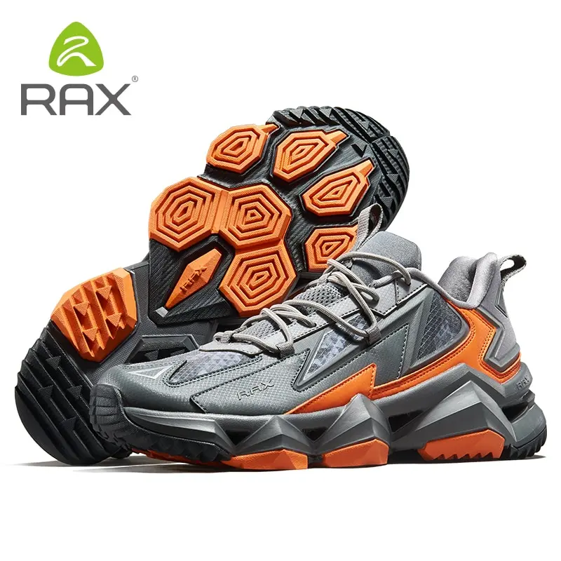 Rax Men's Breathable Hiking Shoes Outdoor Trekking Shoes Kayaking Wakling Quick Drying Sports Sneakers Climbing Camping Boots