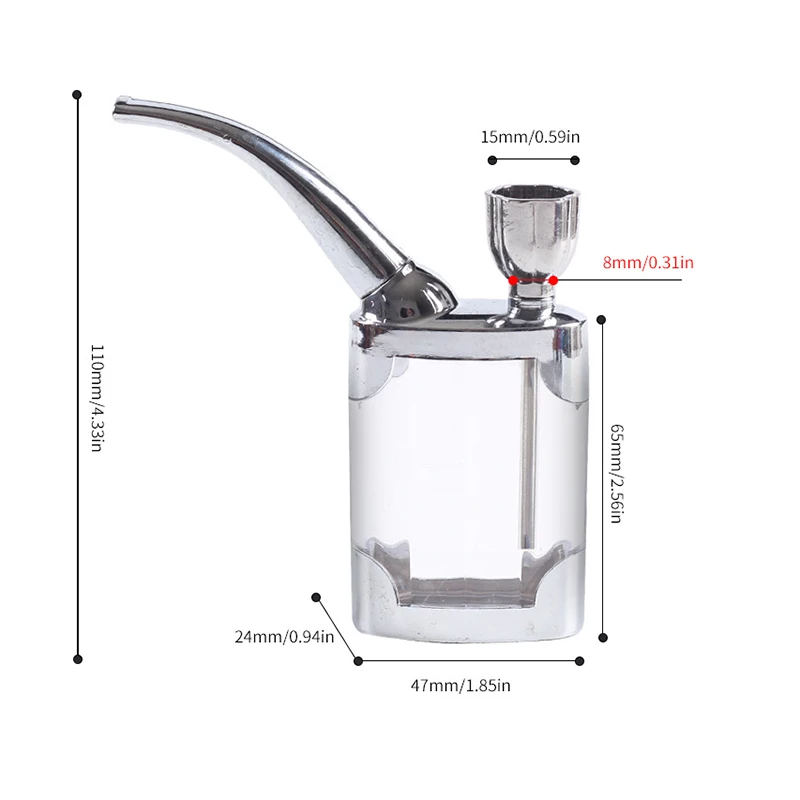 Hookah Pipes Multifunction Filter Purpose Water Smoking Smoke Grinder Narguile Tobacco Cigarette Holder