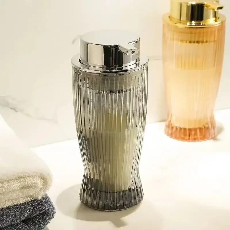 Soap Dispenser Shampoo Dispenser Foaming Soap Dispenser Soap Dispenser Bottle Household Bathroom Products Bubble Bottle Vertical Glass Soap Dispenser Shampoo Press Sub-bottle Bathroom Decoration Accessories