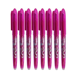 Vibrant Erasable Gel Pen Set - 8 Assorted Colors, Fine 0.5mm Tip for Creative Writing & Drawing (8 pink)