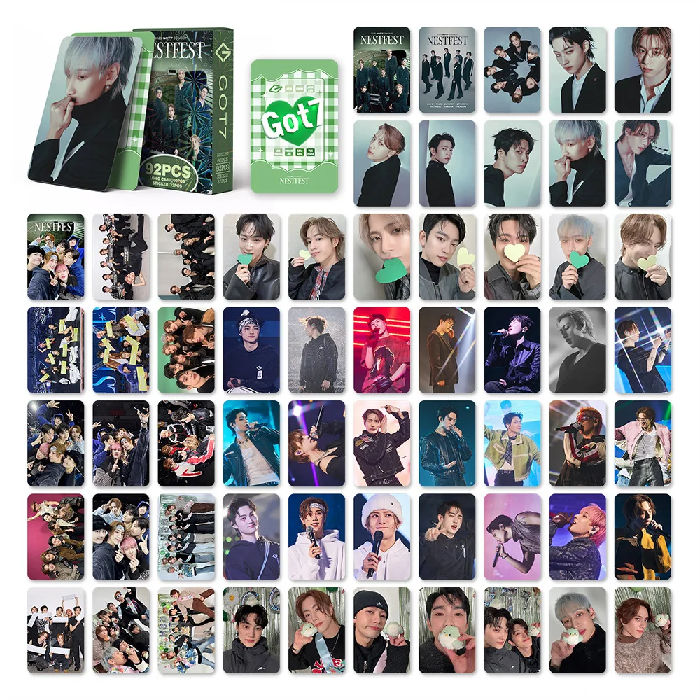 【JM】Now2  フォトカード 92Pcs/Set GOT7 New Album NESTFEST Lomo Cards Photocards