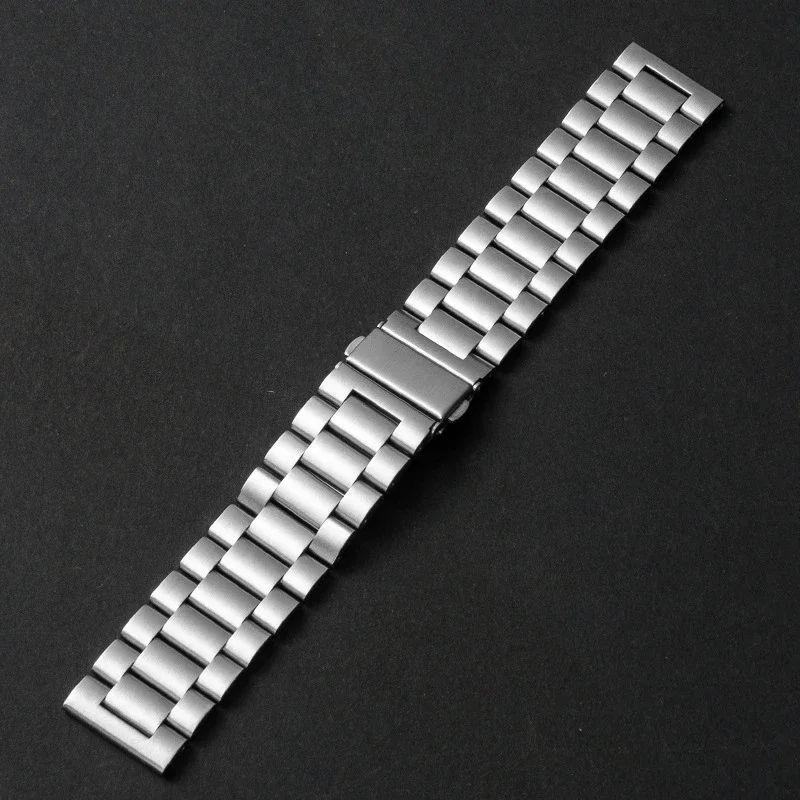 Sleek Stainless Steel Strap for Smart Band Replacement - Elegant Bracelet Design