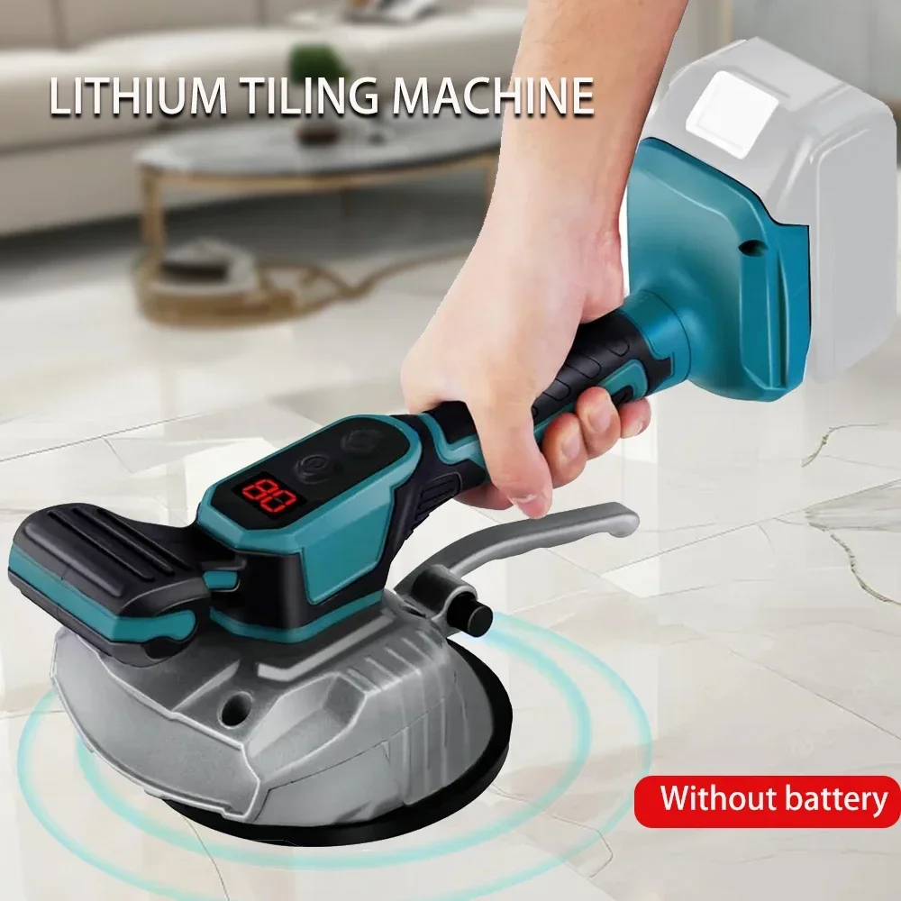 High speed cordless tile laying machine with vibration levelling for ...