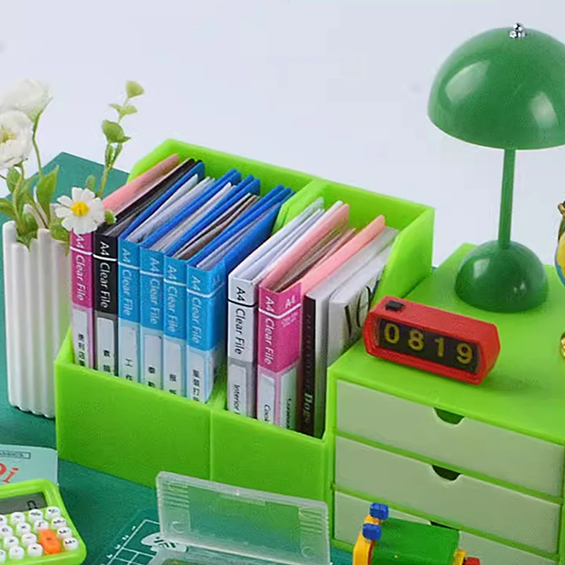 Miniature Dollhouse Writing Board and Stationery Set for DIY Office Desk Decor