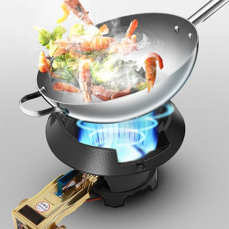 8#/10# Commercial High-pressure Gas Stove Single-hole High-pressure Liquefied Gas Stove for Hotel Restaurants Major Appliances 3