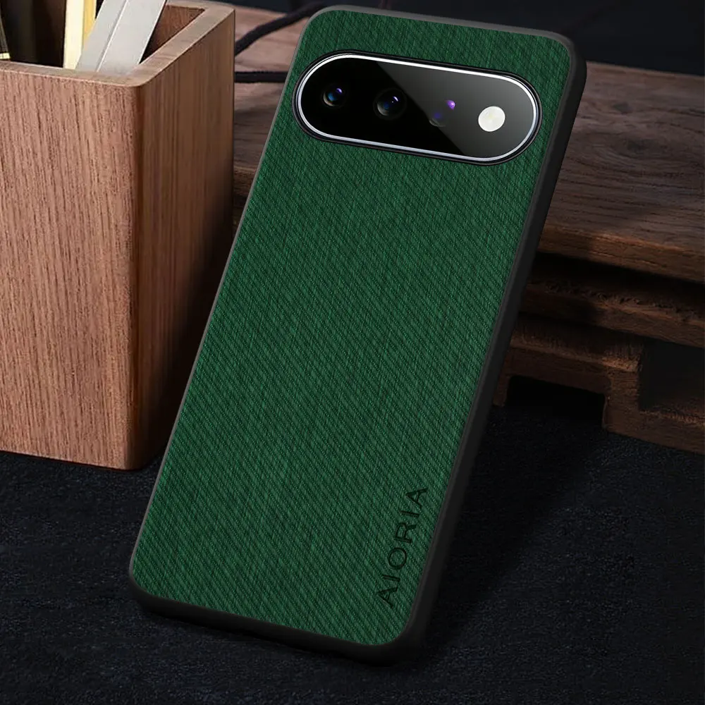 Luxury Vintage Cloth Pattern Leather Skin Phone Case Cover