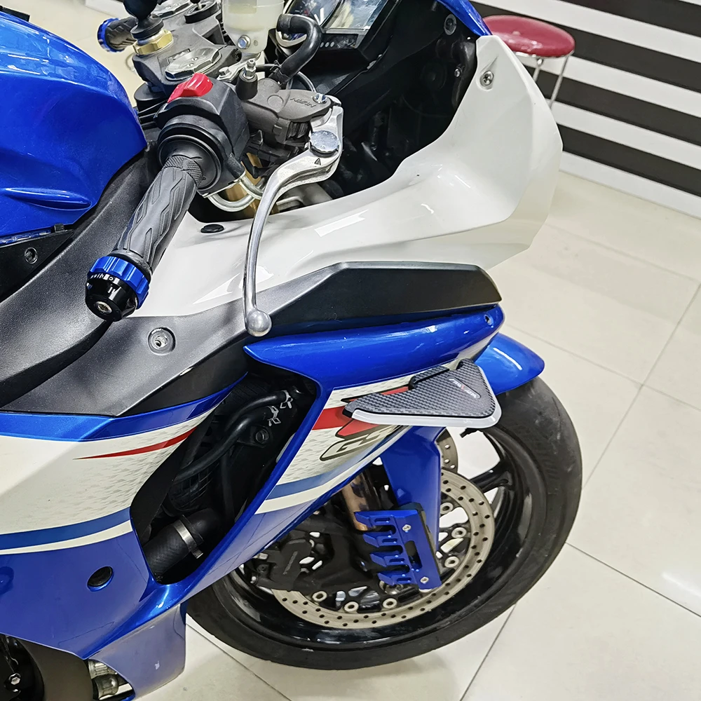 Frontverkleidung, aerodynamische Winglets, Seitenspoiler, dekoratives dynamisches Flügel-Set für Suzuki GSX-R600 750 1000 125 GSX-250R GSXS1000F – Detail 7