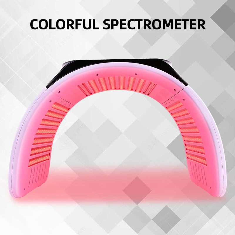 RED LED Face Mask Tool SPA Facial Spray Device Skin Rejuvenation Light Facial Body Beauty Machine For Skin Care LESEN beauty