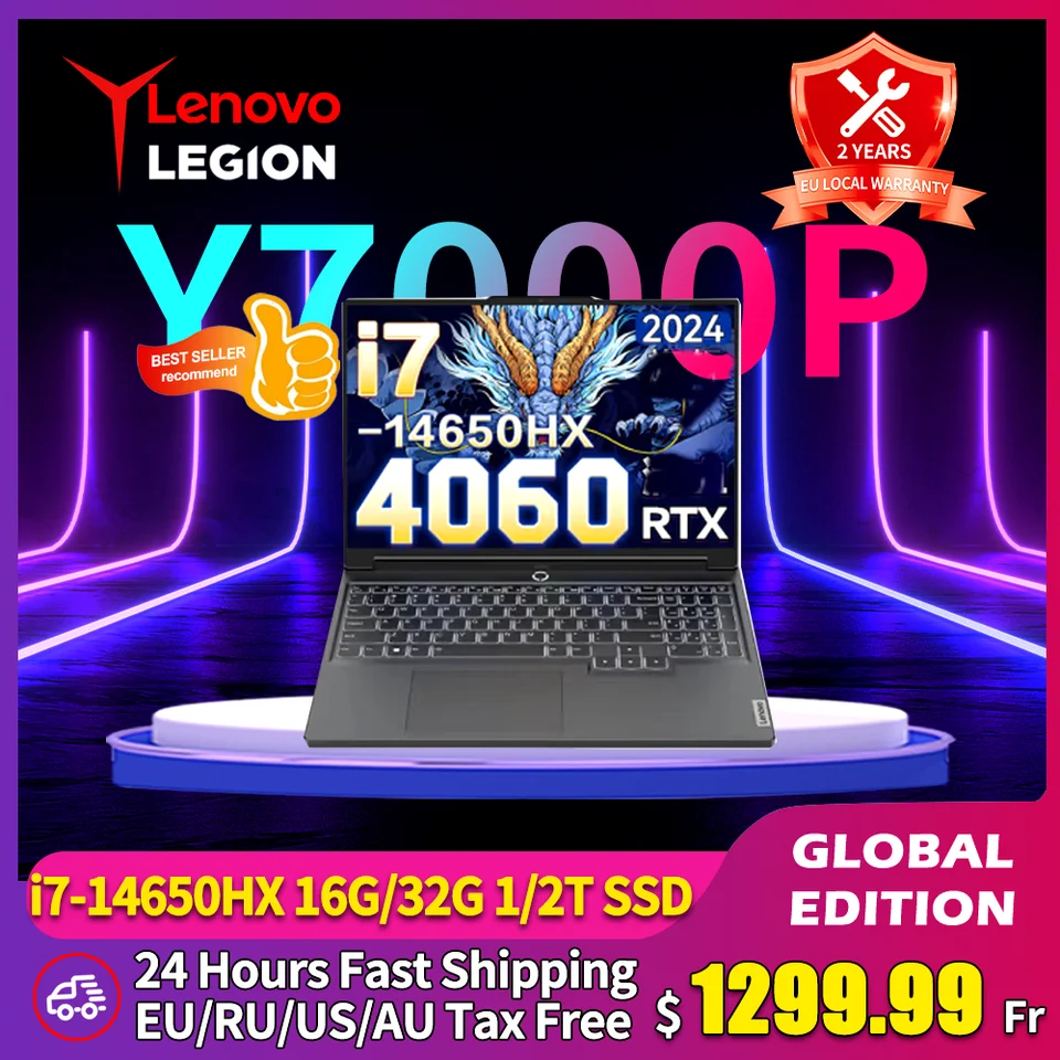 Lenovo LEGION Y7000P 2024 Gaming Laptop 14th Core i7
