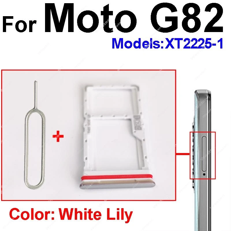 Vassoio SIM / SD Ibrido Per Motorola Moto G30 – Ricambio Originale (metallo E Plastica)