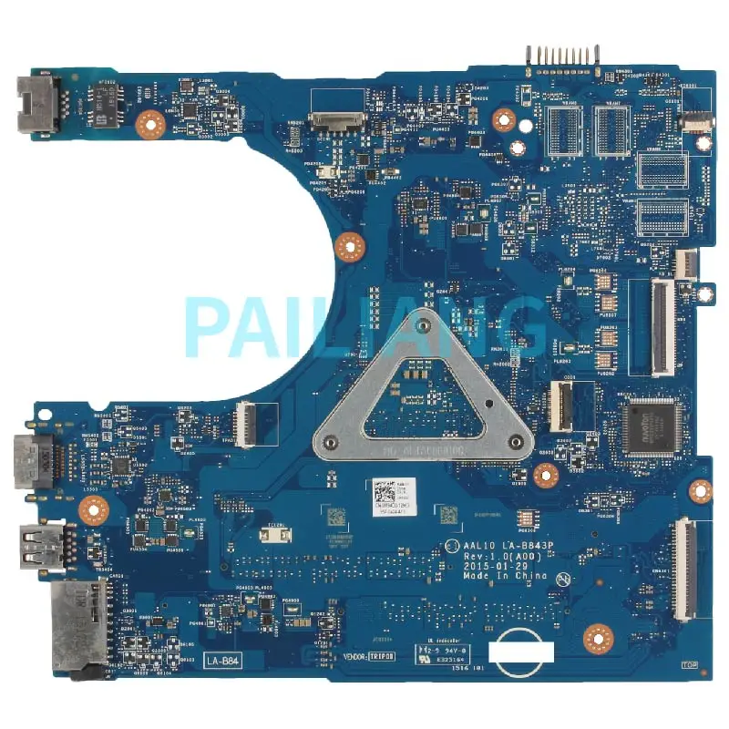 Placa-mãe Laptop Dell Inspiron 5558 5458 5758 La843p 07cv2g 0m94d0 0hd0r2 05k7k8 3805u i3 i5 i7 Vga - Imagem 4
