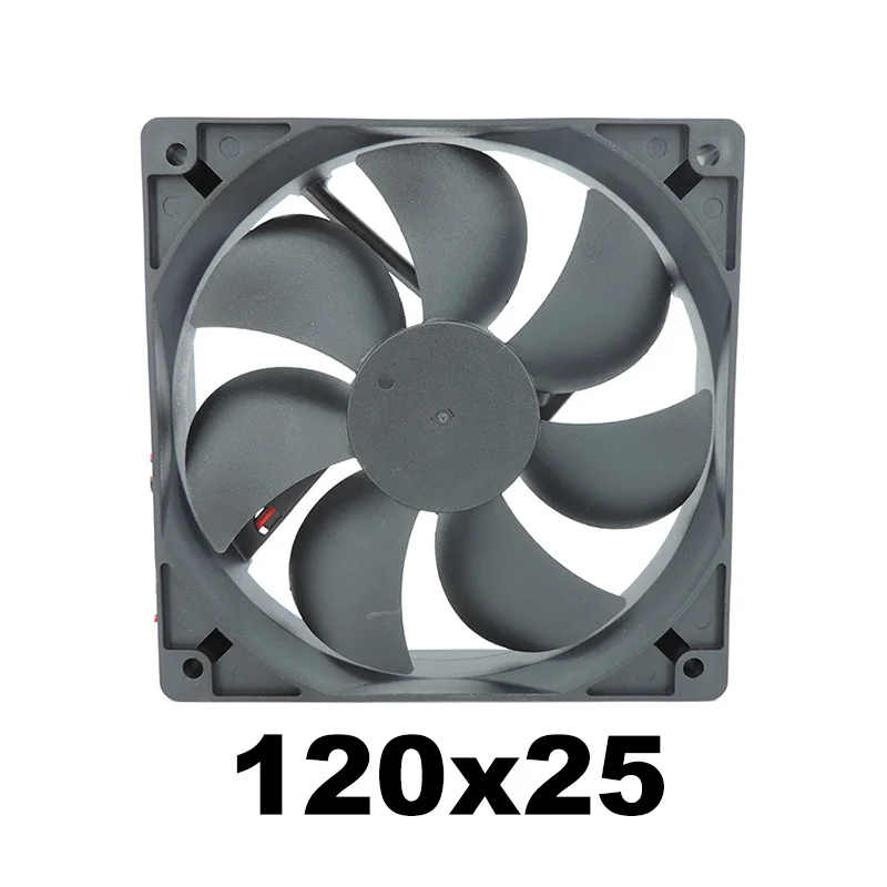 thumbnail image 1 of Ventilador de refrigeración de CC de 5 V, 12 V y 24 V con motor sin escobillas y silencioso de 40 MM, 50 MM, 60 MM, 70 MM, 80 MM, 90 MM y 120 MM para impresión 3D de 2 pines para carcasa de ordenador, 1 of 5