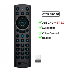 Voice - Activated Wireless Air Mouse with Gyroscope and IR Learning (G20S pro BT)
