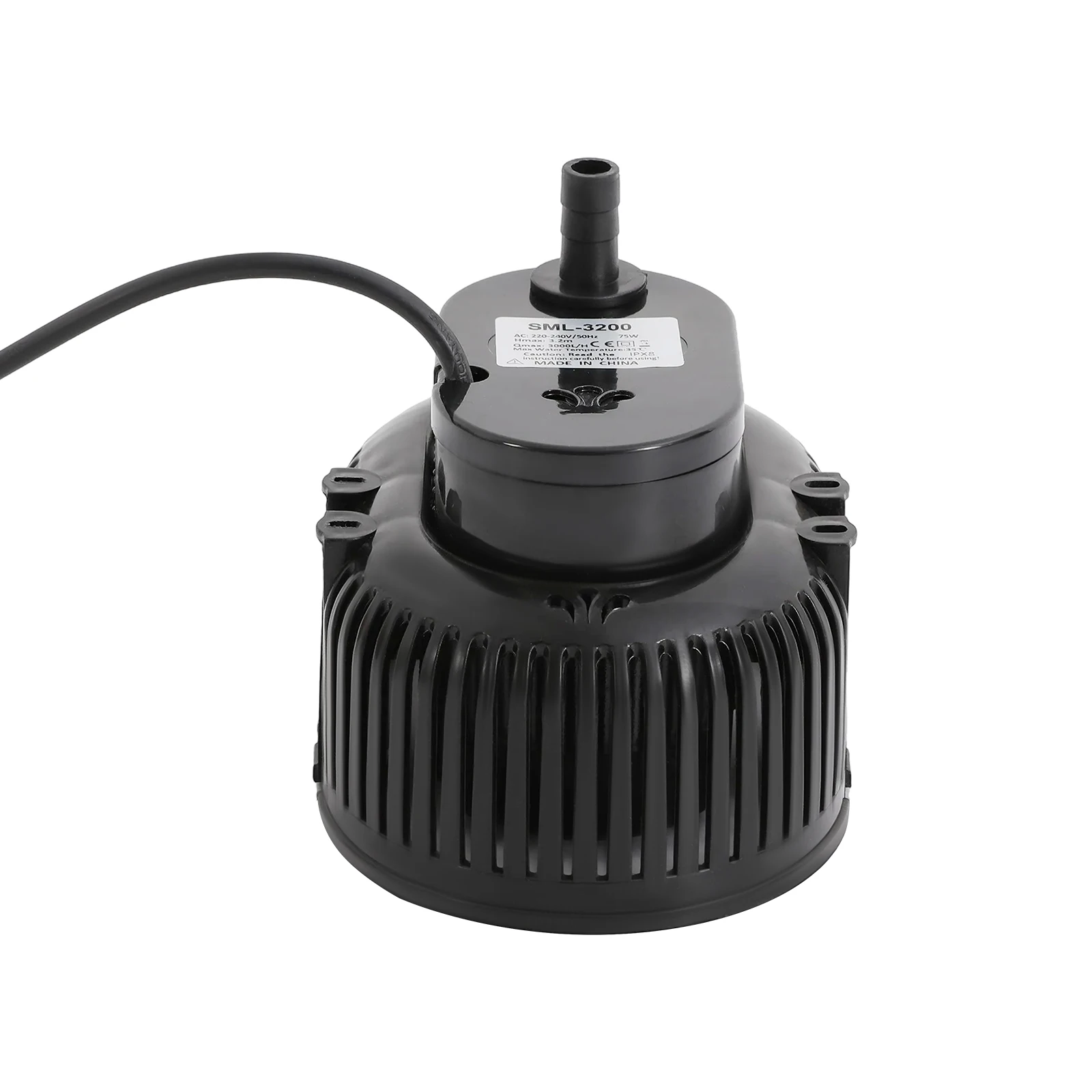 Tauchfähige Poolabdeckungspumpe 659 9 GPH 75W Elektrische Wasserpumpe mit Schwimmerschalter zum Entwässern von Teichen, Pools, Aquarien und für den Gartengebrauch – Detail 6
