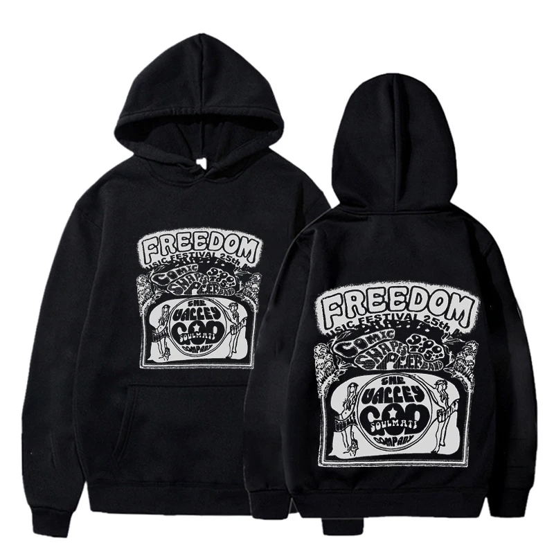 thumbnail image 1 of Sudadera con capucha clásica de Freedom, ropa personalizada, Harajuku, 1 of 3