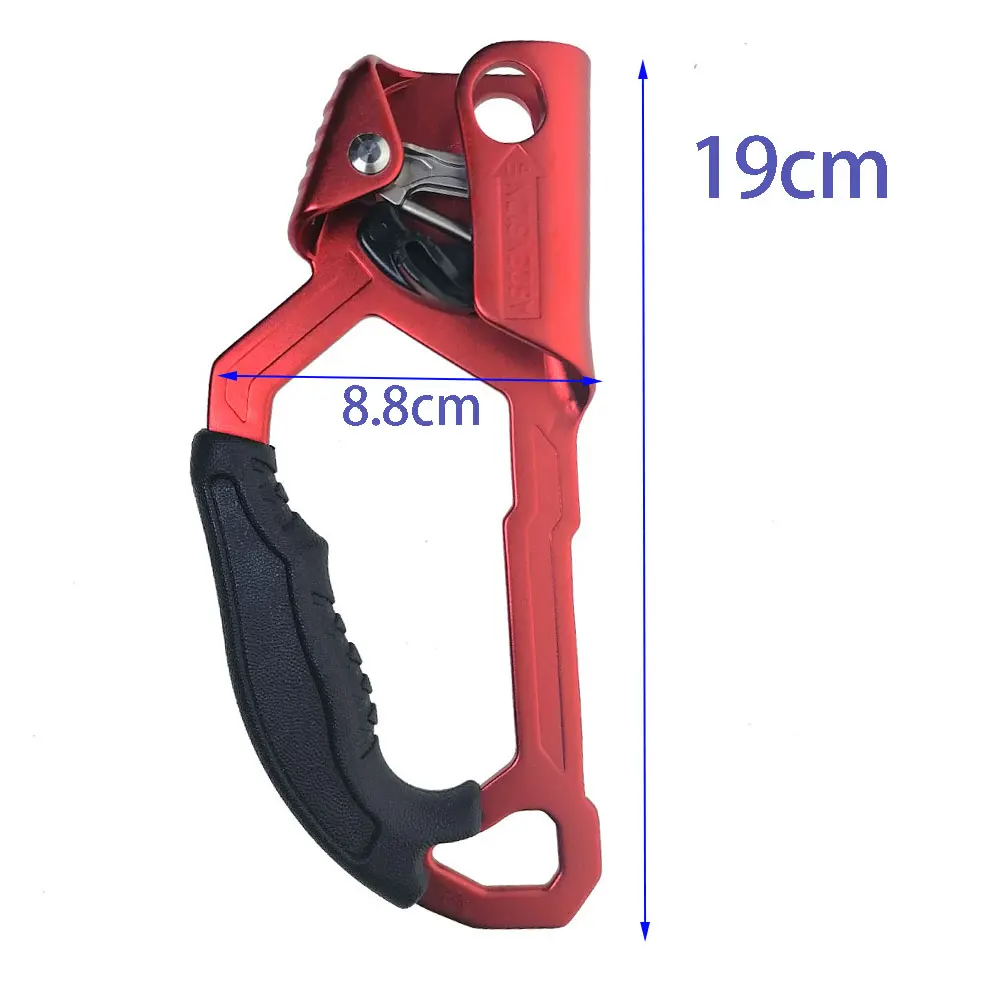 Lightweight Wear-Resistant Outdoor Climbing Hand Ascender with Handle