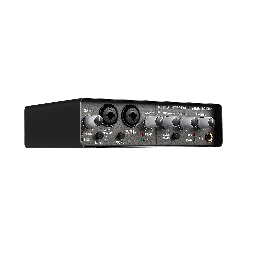 TEYUN Q-24 Professional Audio Sound Card Monitor Electric Guitar Live Broadcast Recording Studio Singing Computer PC audio mixer,sound card audio interface