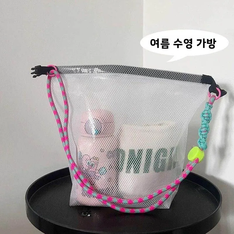 방수 수영 가방 휴대용 핸드헬드 비치 메이크업 가방 대용량 피트니스 여행 세면..