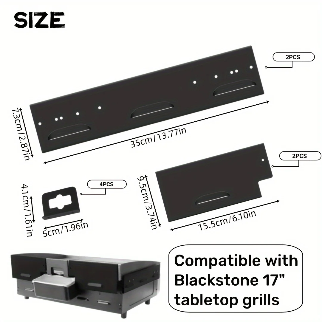 BBQ Wind Screen BBQ Wind Screen Griddle Accessories For Blackstone Griddle Grill And Camping Windproof Heat Gathering Save Propane Wind Screen