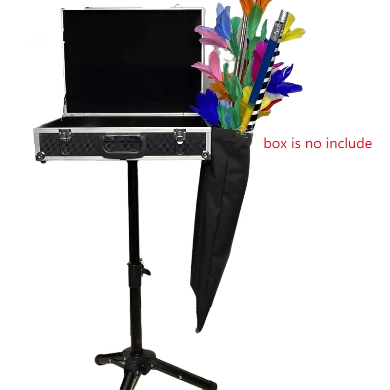 매직 박스 사이드 포켓 ??(30*11*60cm) 매직 트릭 마술사의 교수형 보관 총알/쓰레기 봉투 소품 액세서리 특수 효과