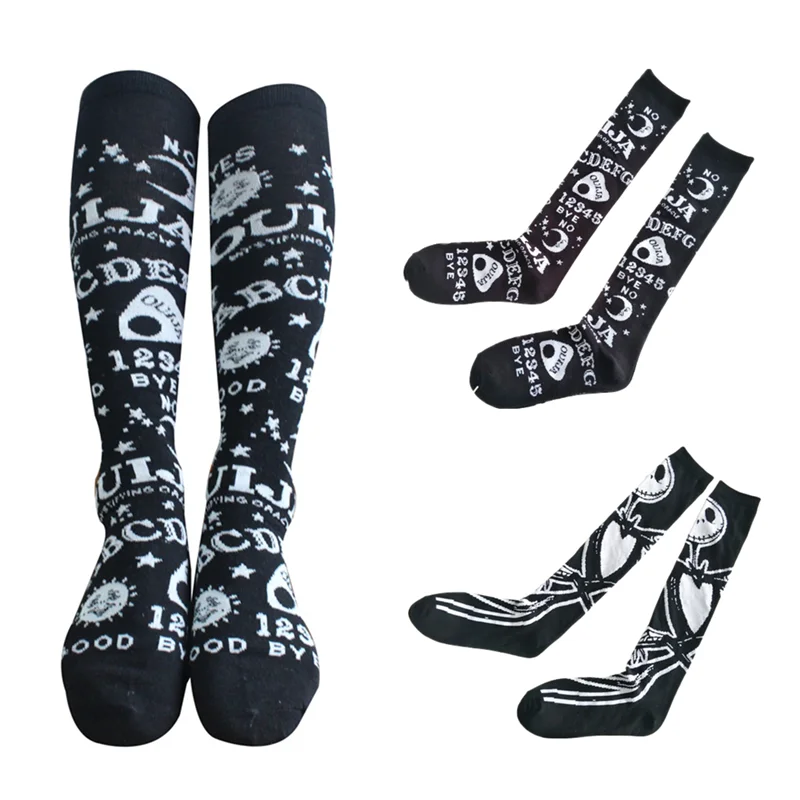 Halloween Funny Stockings Cosplay Length Knee Socks Jack Anime Sports Sock Before Christmas Accessories women socks anime socks anime stockings