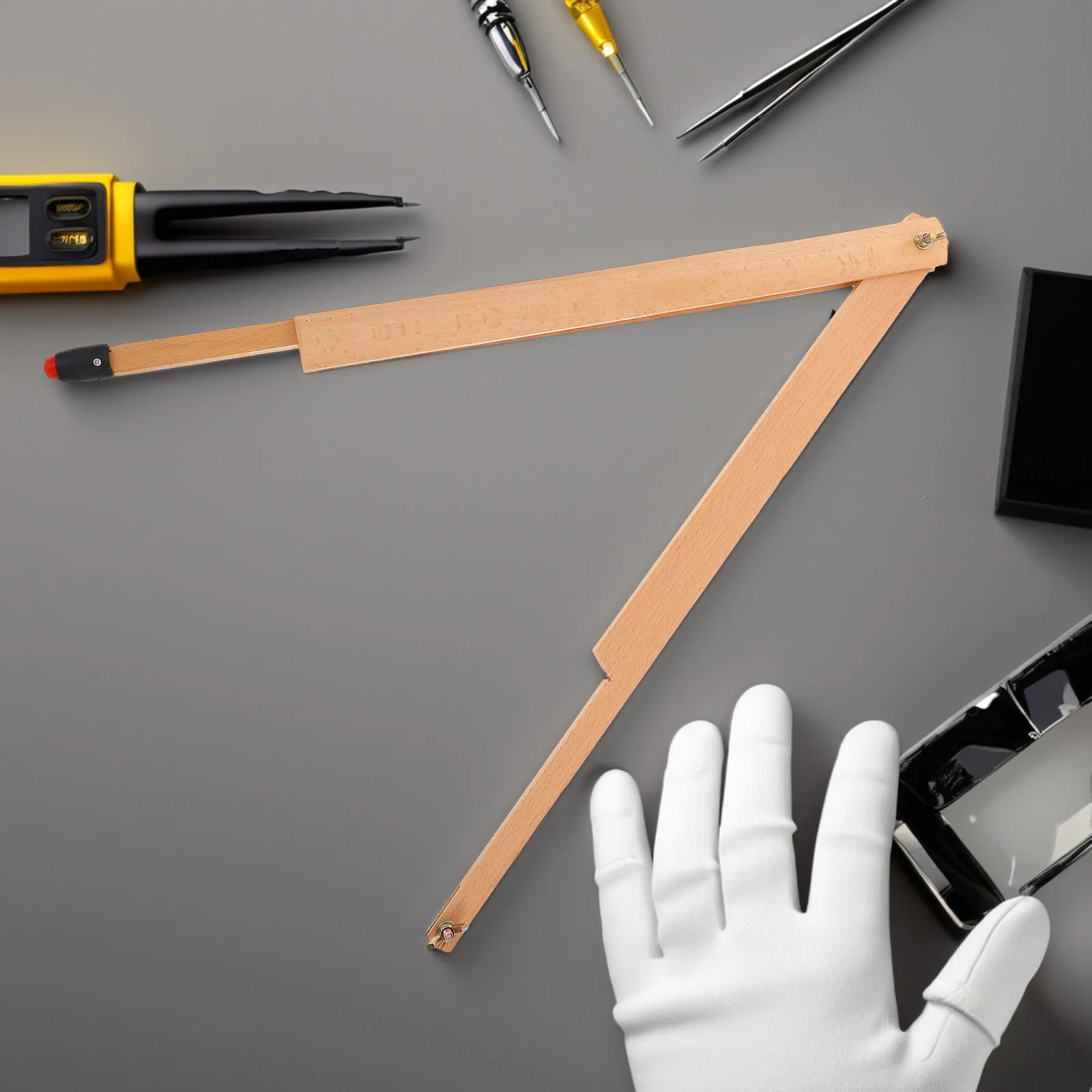 수학 교육용 다기능 드로잉 컴퍼스 화이트보드 클립 분필 홀더 대형 빔 제도 도구 엔지니어링