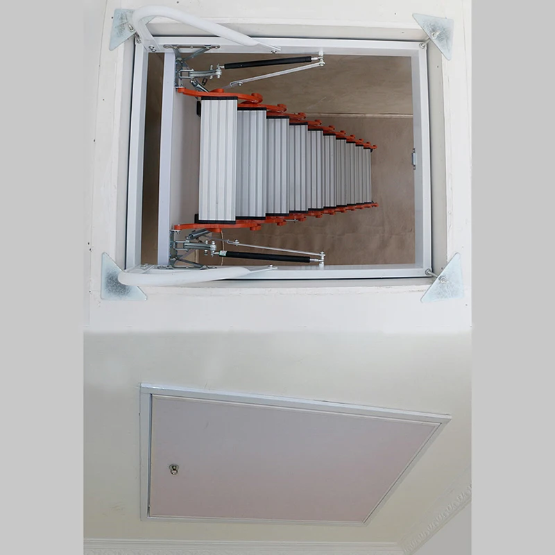 Houten vlizotrap ARKX - 3-delige zoldertrap met stalen frame | Handy Stairs