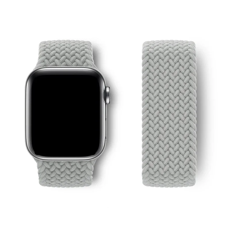 Elastic Braided Loop Watch Band Strap in Multiple Sizes