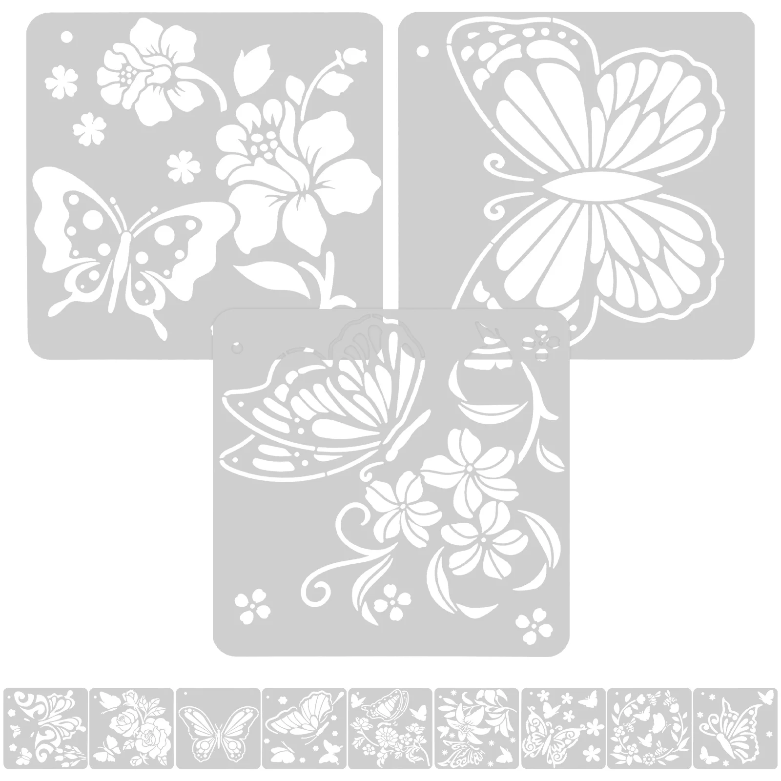 

Butterfly Stencil Butterfly Painting Stencil Craft Stencil Large Stencils Coloring Embossing Album