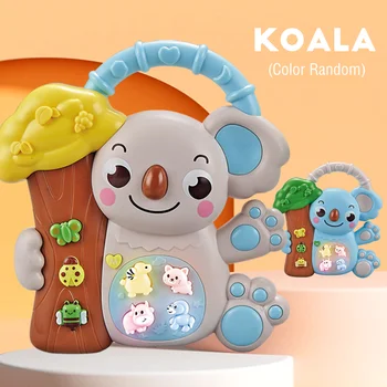 Children's Cartoon Animals Multifunctional Electronic Keyboard with Lighting and Music Toy,Early Educational Infant Music Toys 1