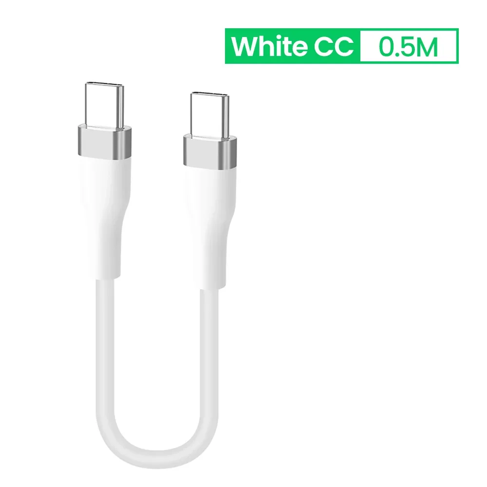 ตัวเลือกสินค้า สั้น 25 ซม.50 ซม.ประเภท C ถึงสาย USB C Fast CHARGING สําหรับ iPhone 15 16 Xiaomi Samsung Huawei แล็ปท็อป Power Bank USB C ข้อมูลสาย