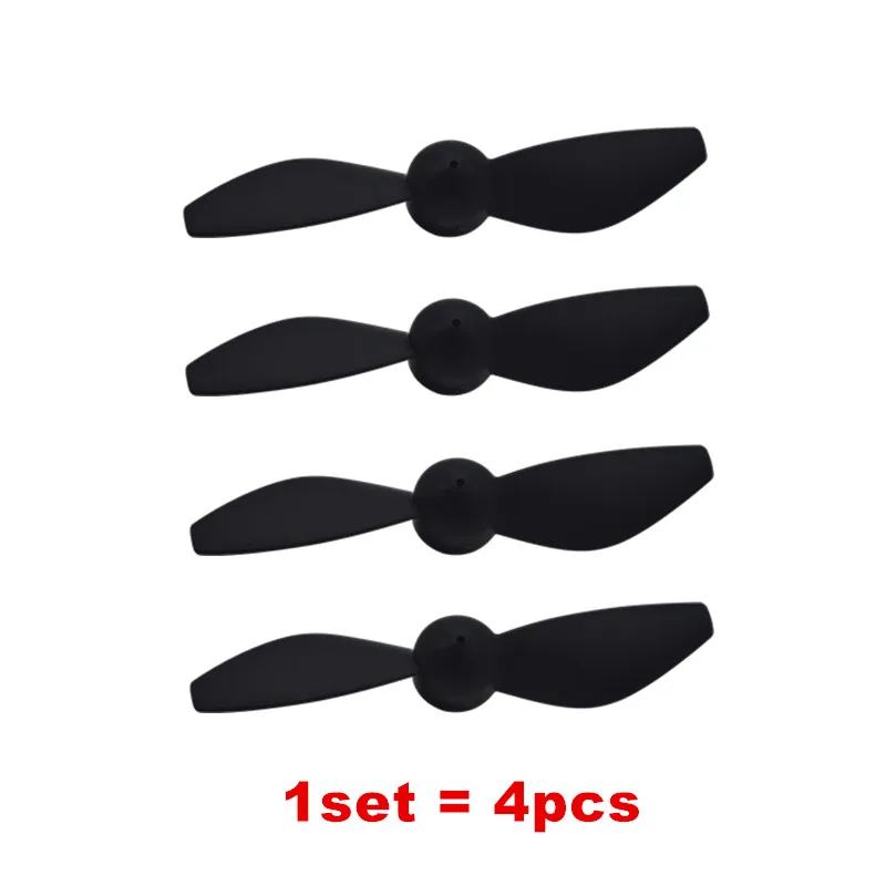 Lot de 3 hélices de drone GT3, V66, CZ06, D16, i1 Pro, pales empilées sur fond blanc.