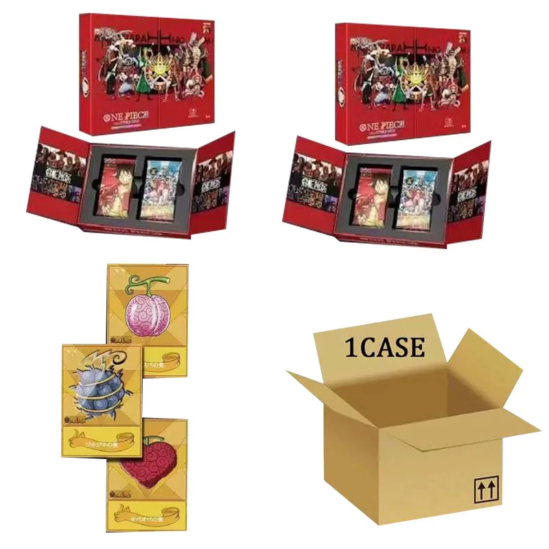 

Wholesale One Piece Collection Card Booster Box Xiaoku Cultural And Creative Colour Gift Box Metal 1 Case Of Anime Trade Cards