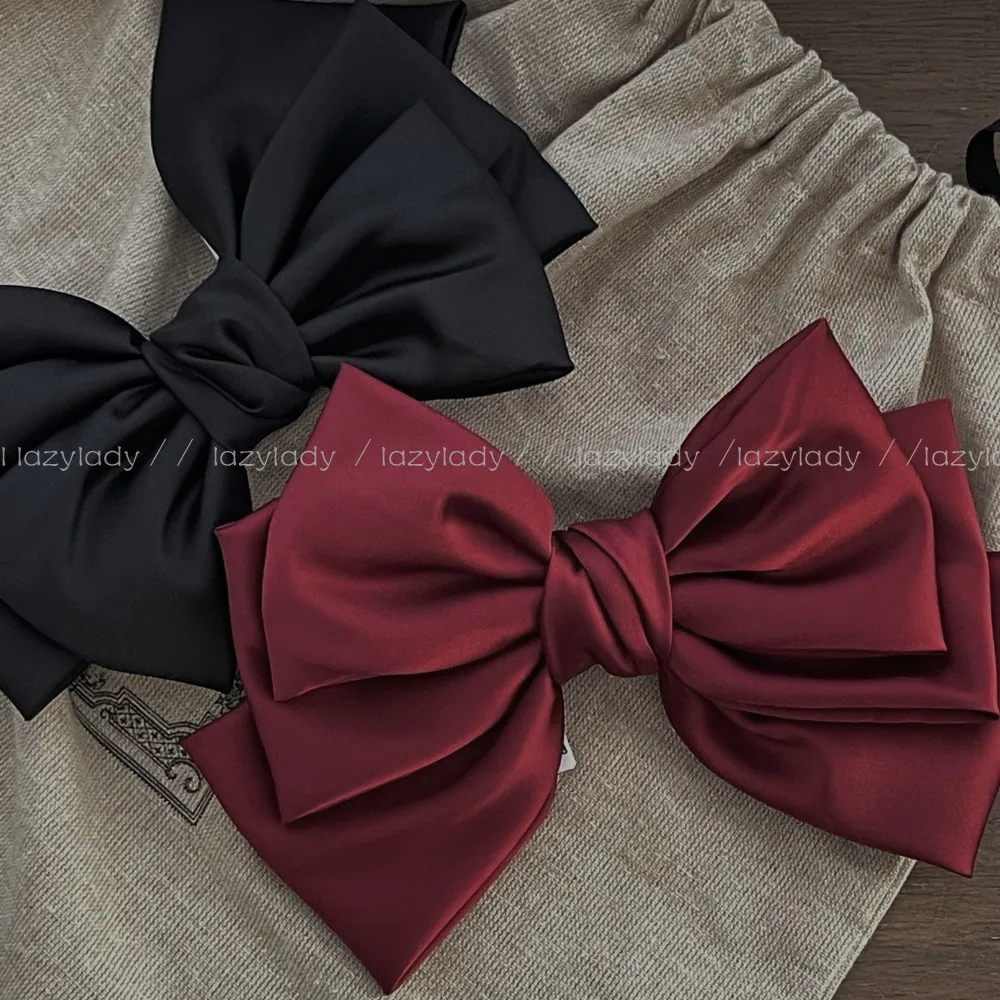 

Hairbow Barrettes for Girls and Women Three Layers Bowknot Hairclips French Clips High Quality Fashion