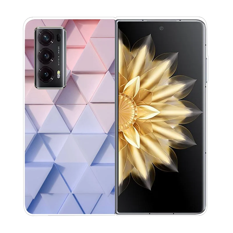Durable Clear Hard Shell Phone Case - Shockproof & Foldable Design