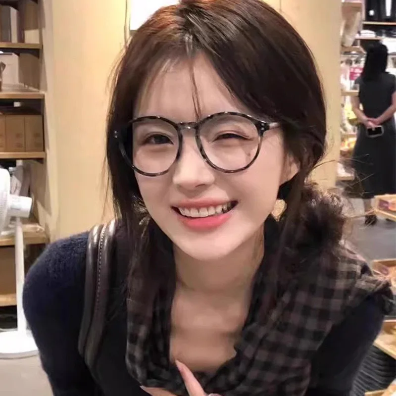 Vintage Finished Myopia Glasses Women Anti-Blue Light Eyeglasses Men Optical Nearsighted Glasses Computer Goggles Eye Protection