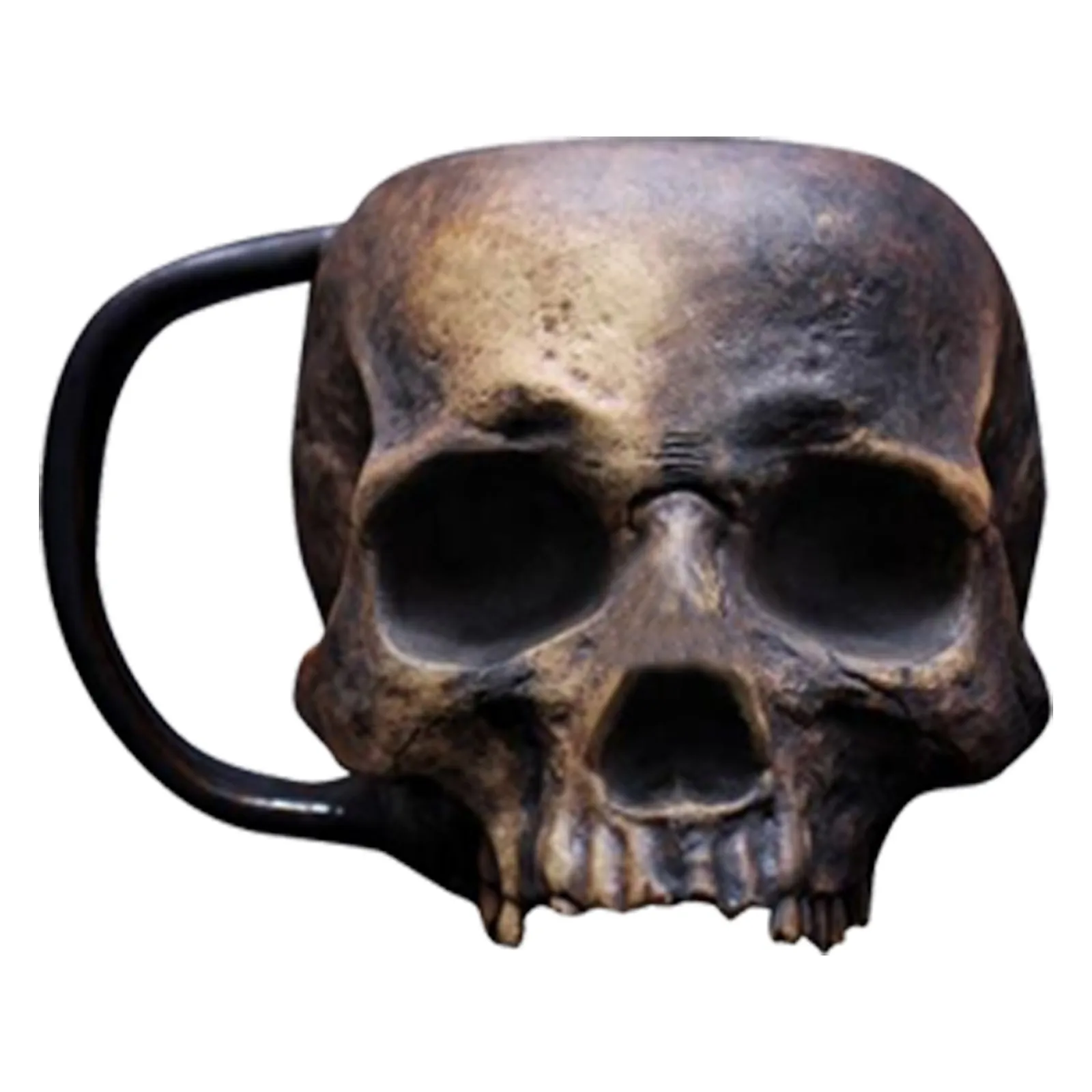 Funny Horror Holiday Daily Home Decoration Head Water Cup Drink Ware For Juice Milk Ceramic Soup Bowls Halloween Gift