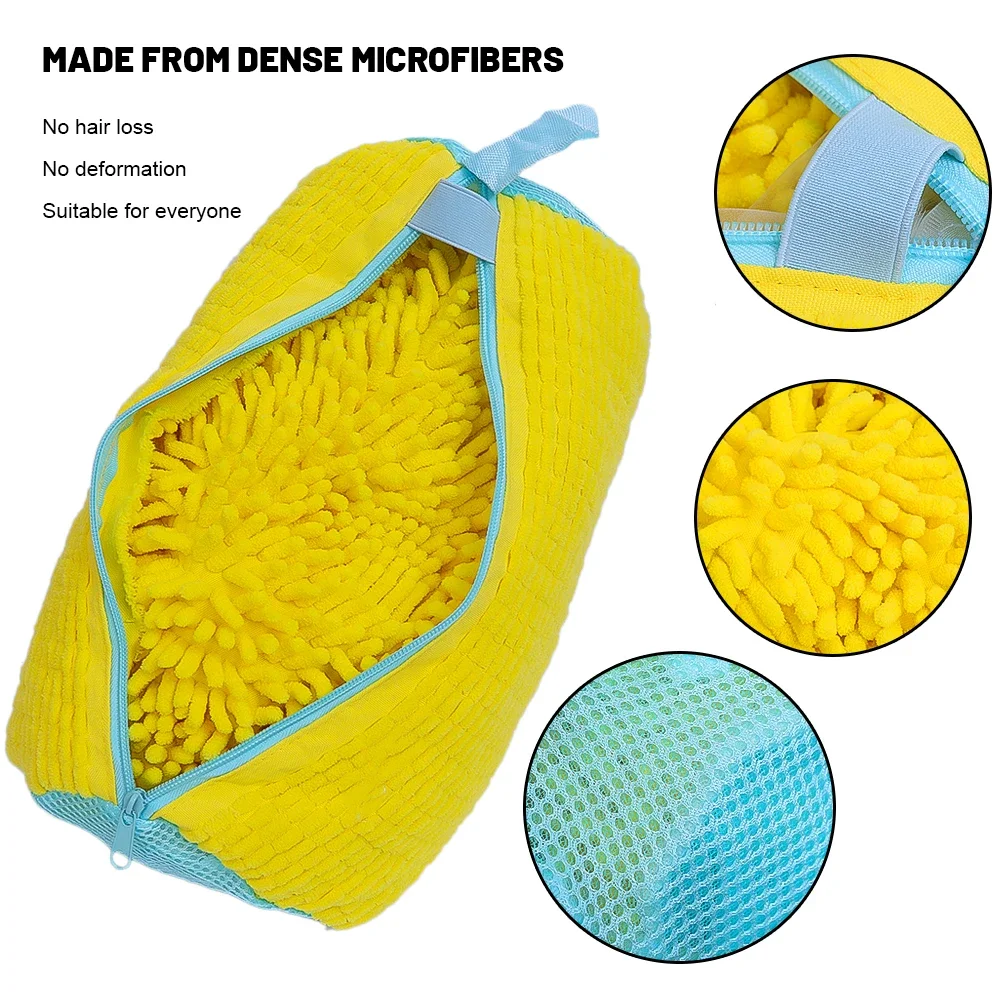 Shoe Washing Bag Washing Machine Laundry Shoes Protector Fluffy Fibers Polyester Washing Shoes Friendly Laundry Bag Drying Bags 5