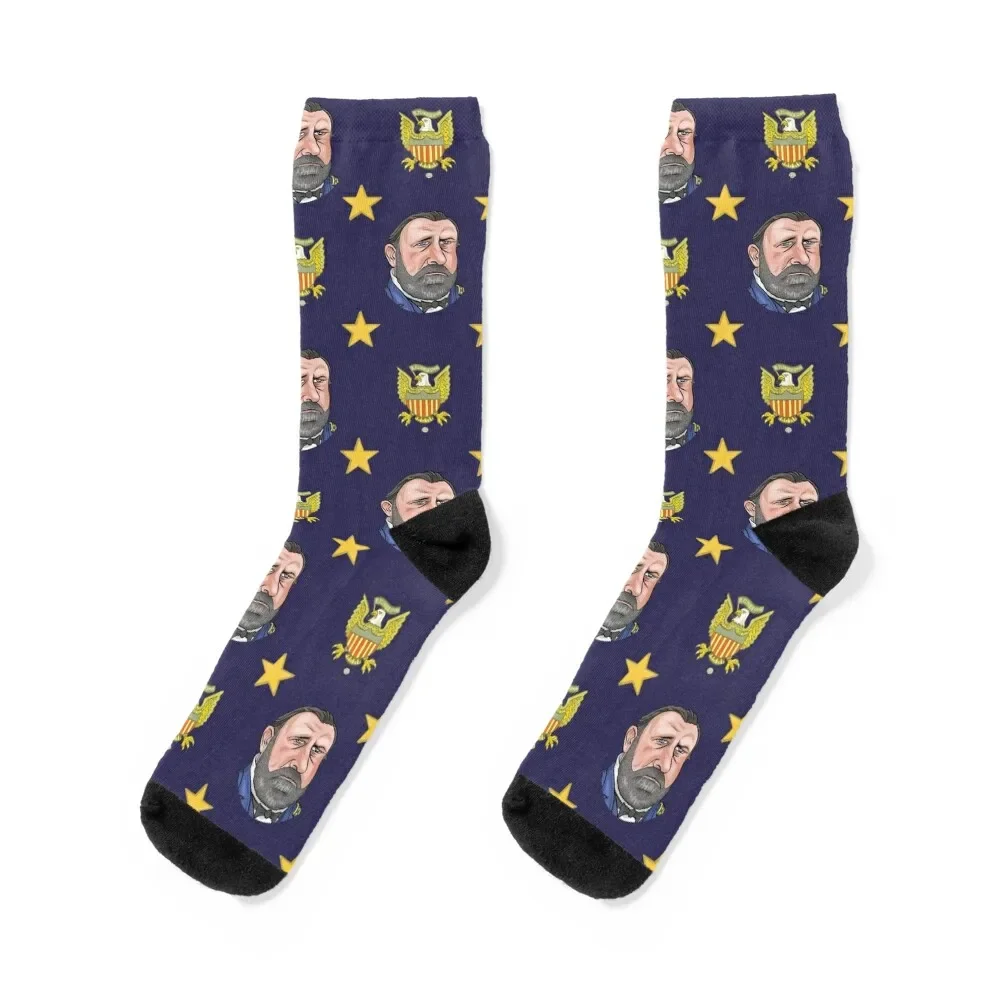 

President Ulysses S. Grant Socks Lots hiking warm winter Stockings man Socks Men Women's
