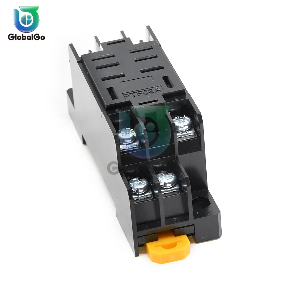 AC 220V DC 12V 24V 10A 8PIN Spule Power Relais Elektronische Mini Elektromagnetische Relais Modul DPDT LY2NJ buchse Basis