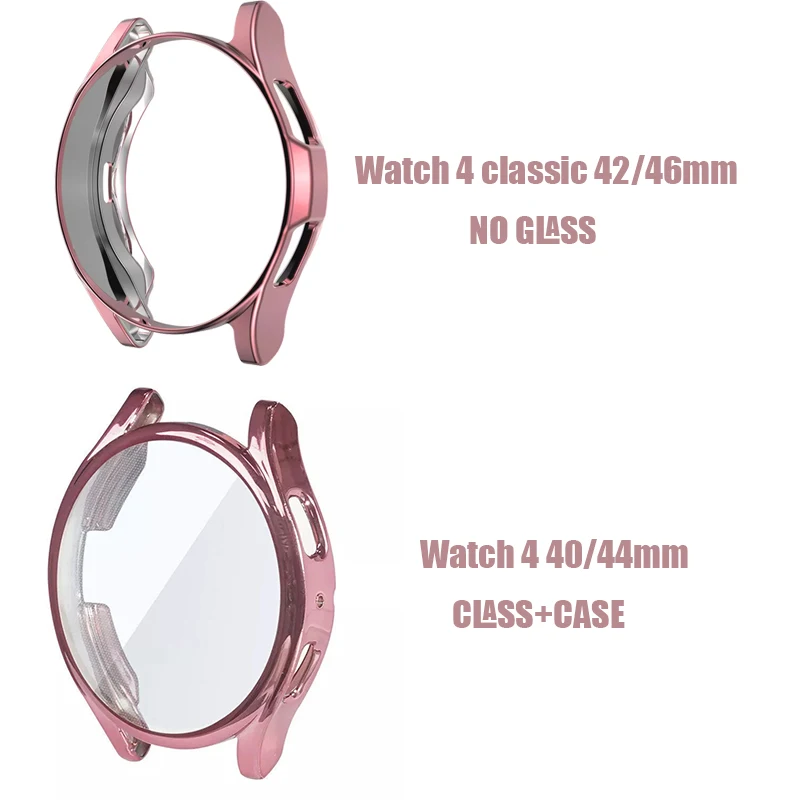 Premium Soft TPU Plated Protective Cover & All-Around Screen Bumper