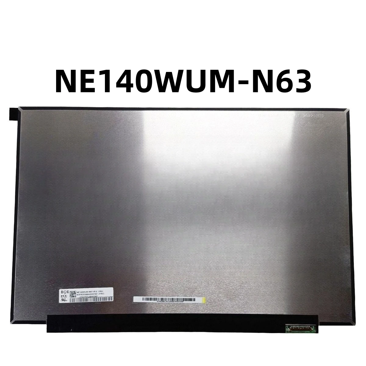 Display Lcd Per Laptop Slim Ne140Wum-N63 Da 14 Pollici Ne140Wum-N63 V8.0 Fhd 1920*1200 Edp 30Pin 95% Srgb Ips Matrix Panel