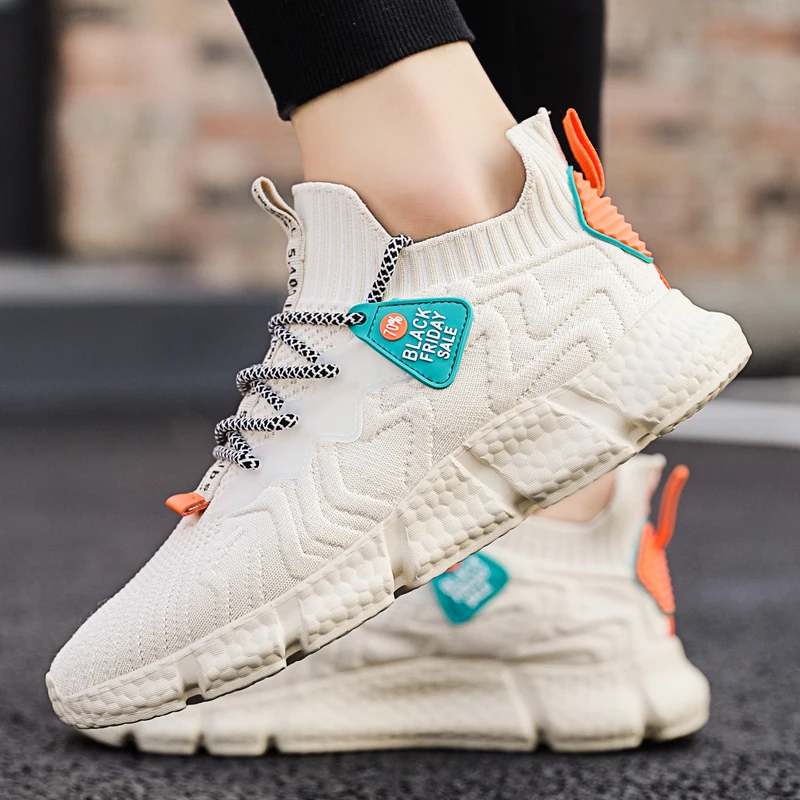 

New summer mesh men's shoes 2023 breathable casual versatile sports trend soft soles men's shoes sneaker trainer men tenis