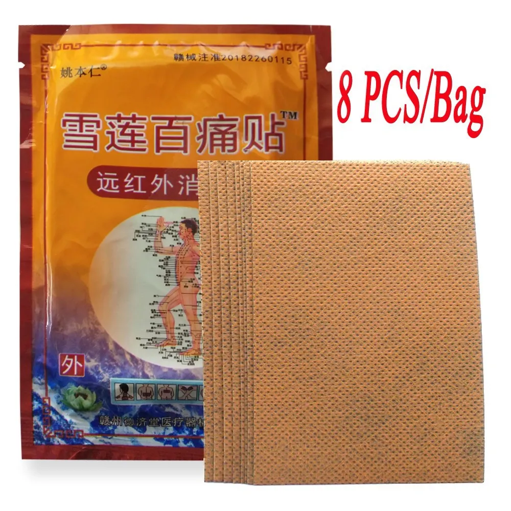 Pain Relieving Patch Muscle Rub Arthritis Pain Medicated Plaster 8PCS